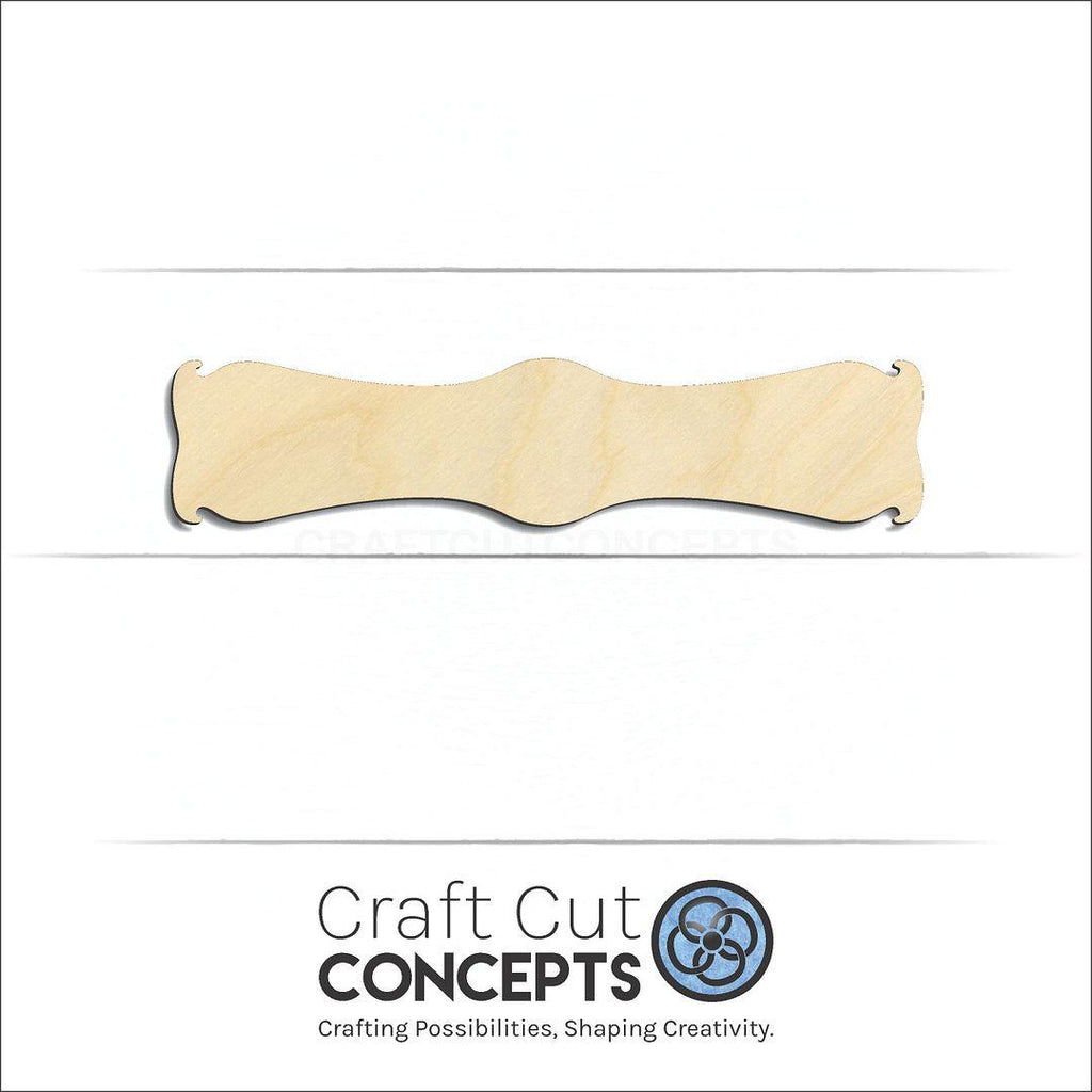 Craft Cut Concepts Logo under a wood Street Sign craft shape and blank