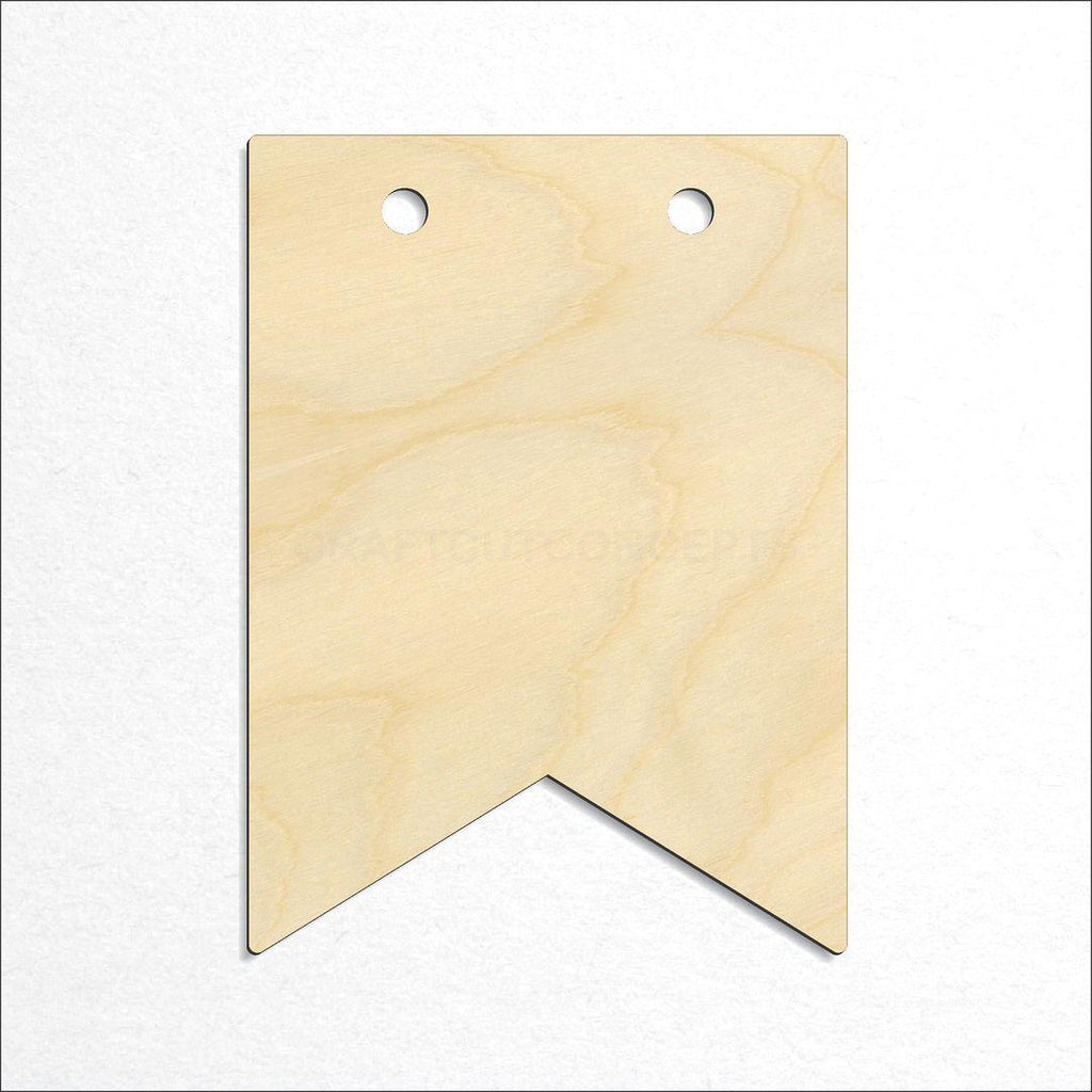 Wooden Sign Banner craft shape available in sizes of 1 inch and up