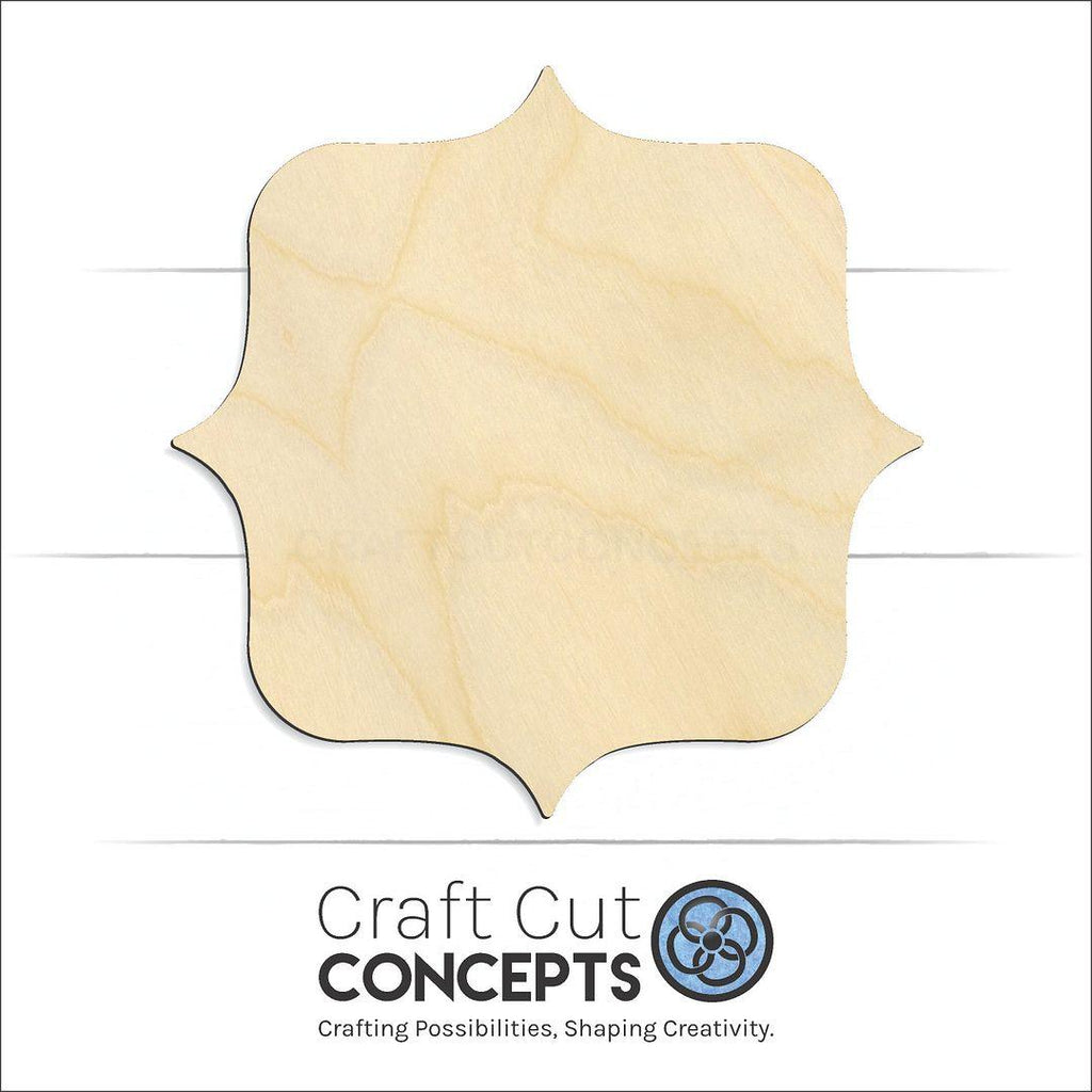 Craft Cut Concepts Logo under a wood Banner craft shape and blank