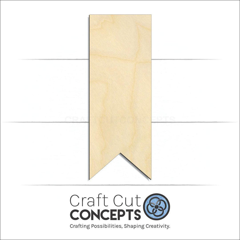 Craft Cut Concepts Logo under a wood Banner craft shape and blank