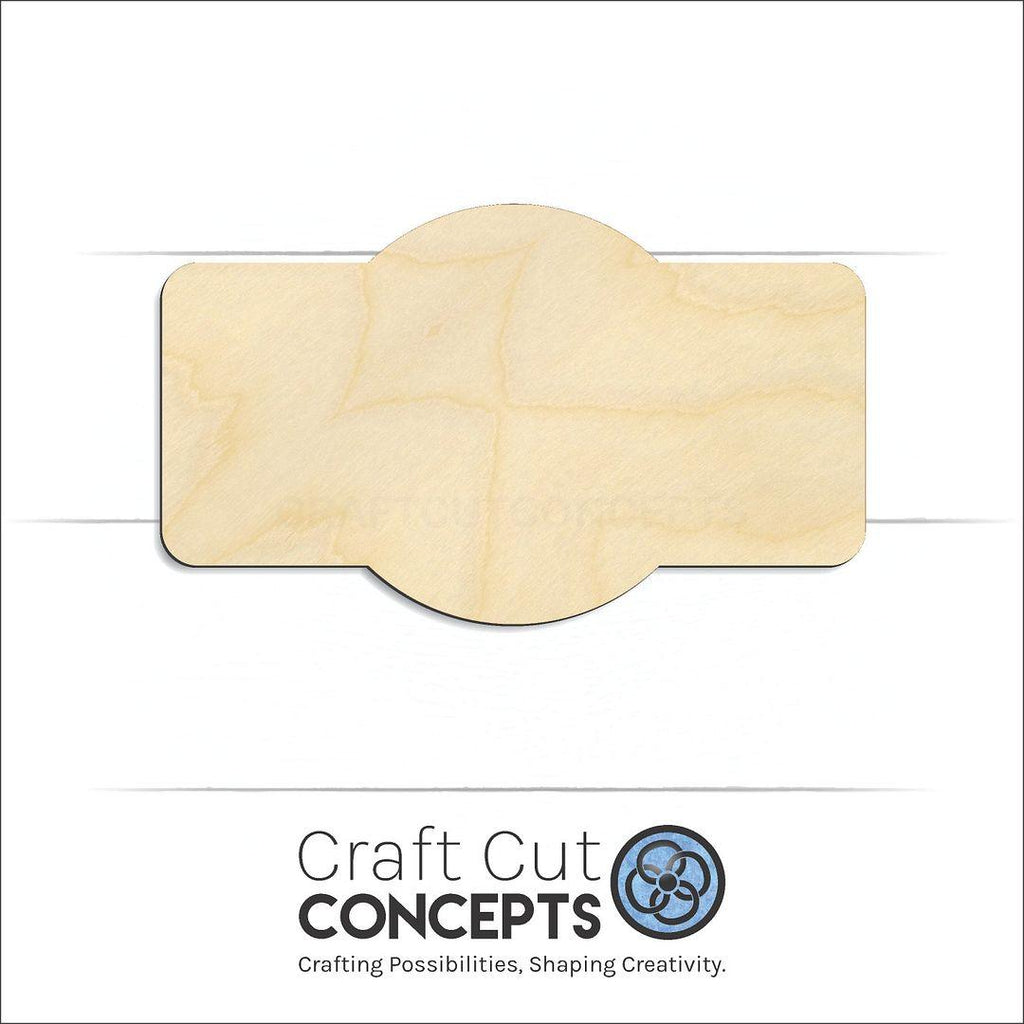 Craft Cut Concepts Logo under a wood Sign craft shape and blank