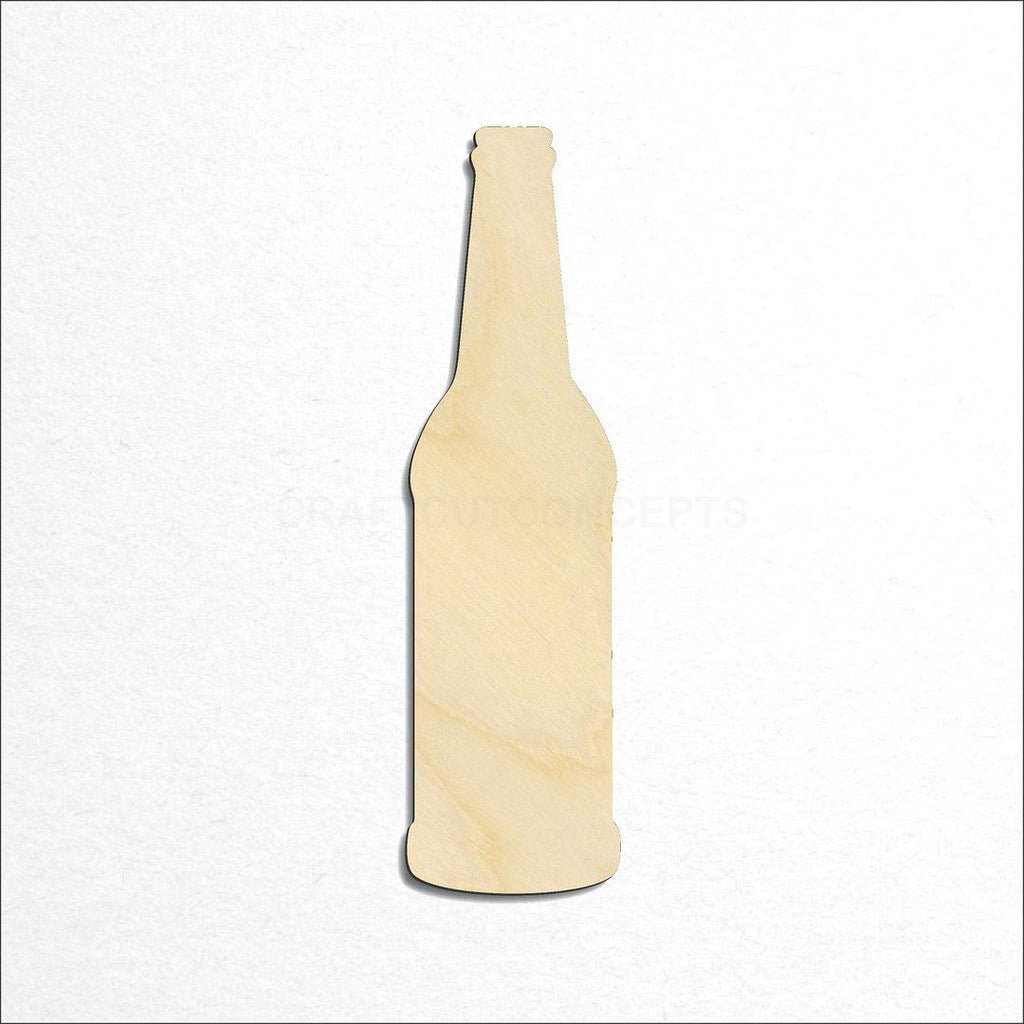 Wooden Beer Bottle craft shape available in sizes of 1 inch and up