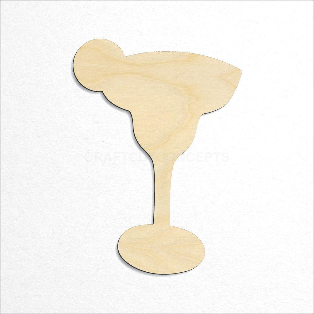 Wooden Glass with lime craft shape available in sizes of 2 inch and up