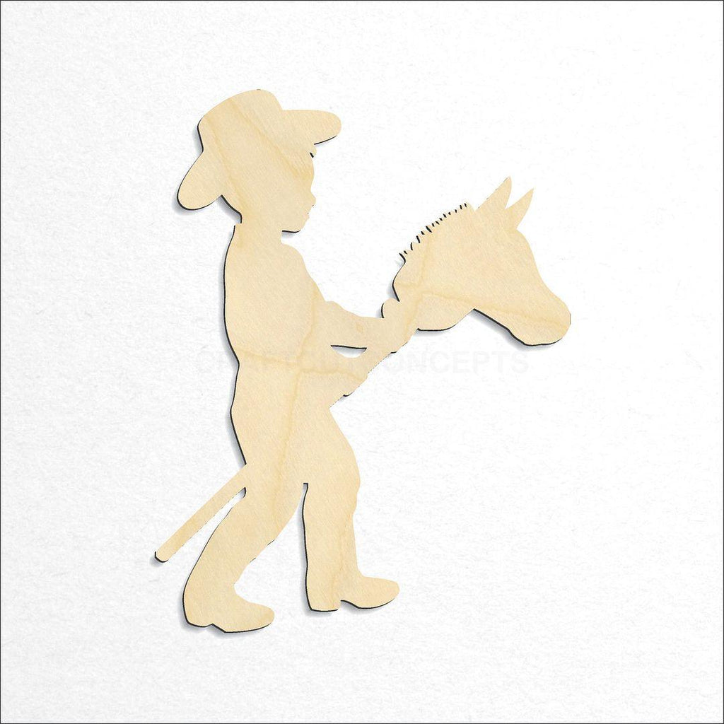Wooden Kid Riding toy horse craft shape available in sizes of 3 inch and up
