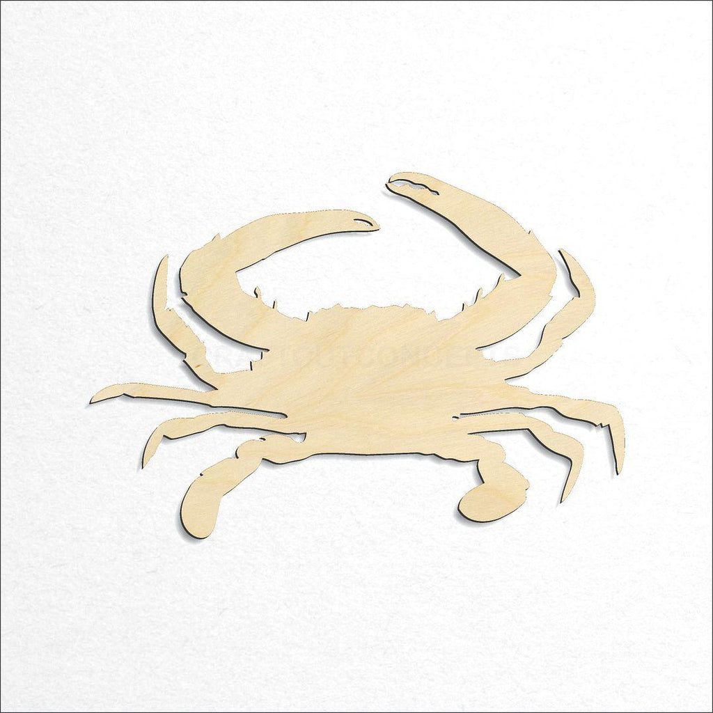 Wooden Crab craft shape available in sizes of 3 inch and up