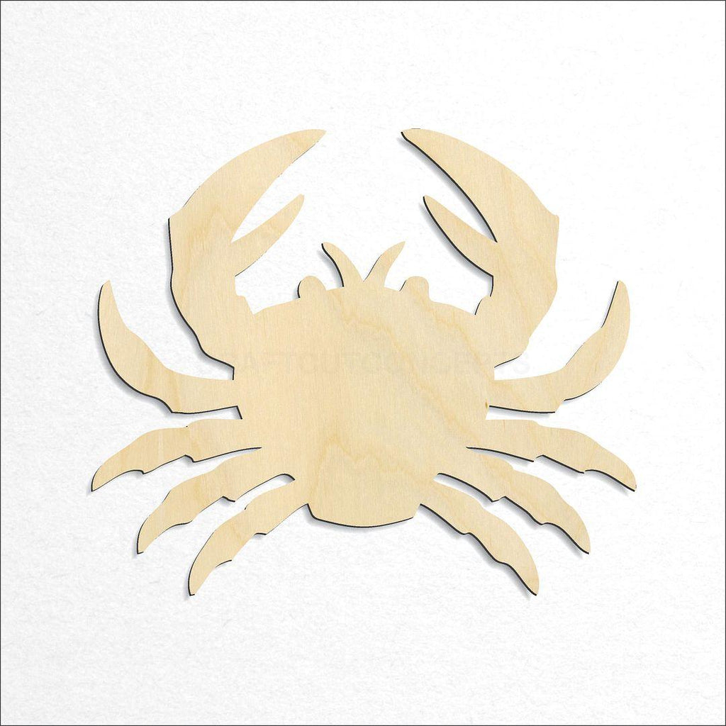 Wooden Crab craft shape available in sizes of 3 inch and up