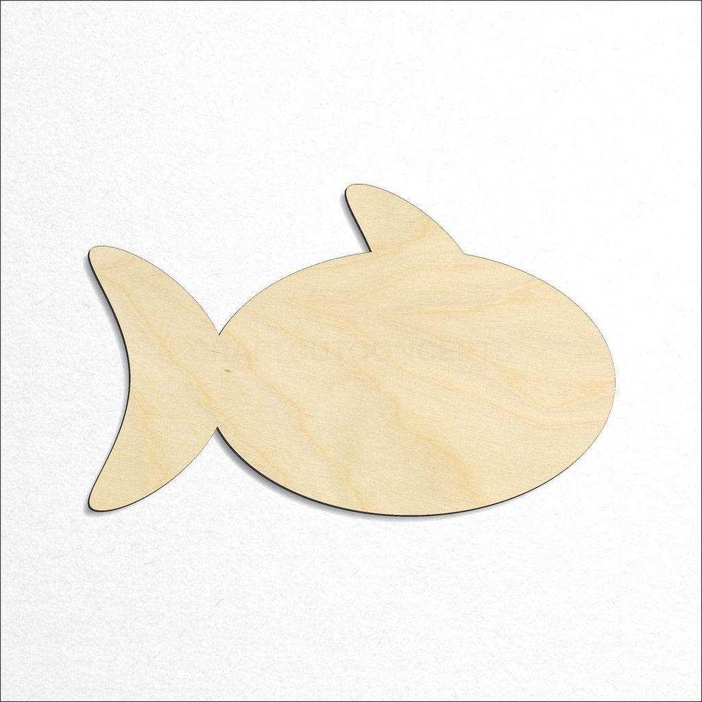 Wooden Fish craft shape available in sizes of 1 inch and up