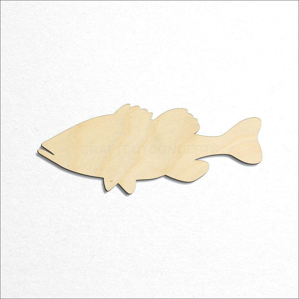 Wooden Cod Fish craft shape available in sizes of 2 inch and up