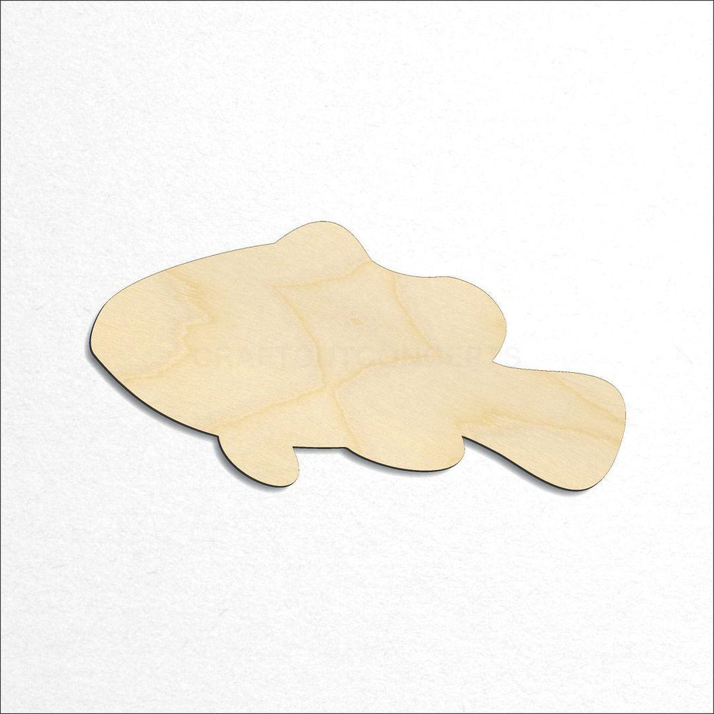 Wooden Fish craft shape available in sizes of 1 inch and up