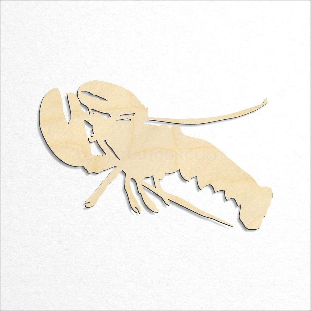 Wooden Lobster craft shape available in sizes of 3 inch and up