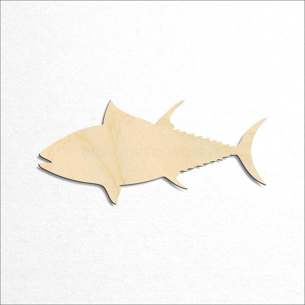 Wooden Tuna craft shape available in sizes of 2 inch and up