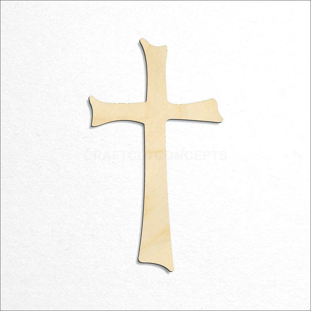 Wooden Decorative Cross craft shape available in sizes of 1 inch and up