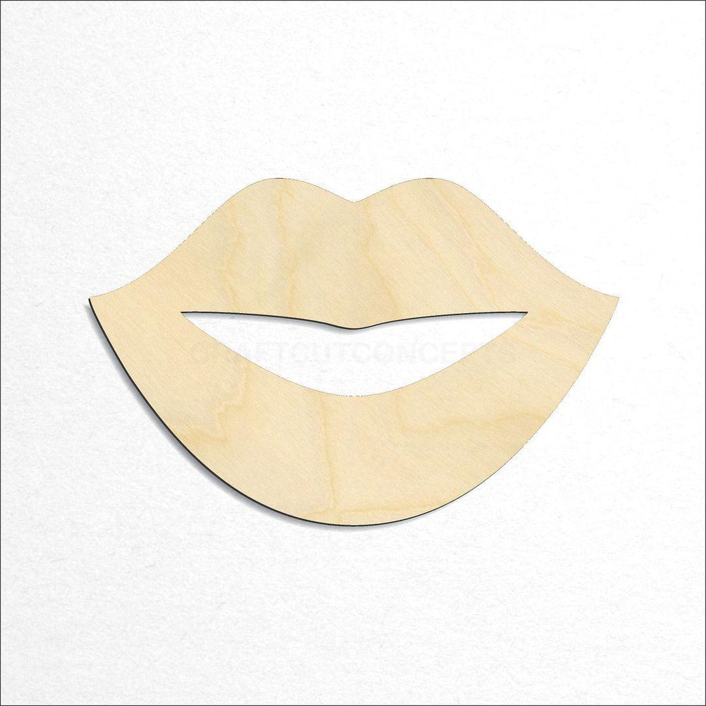 Wooden Lips craft shape available in sizes of 1 inch and up