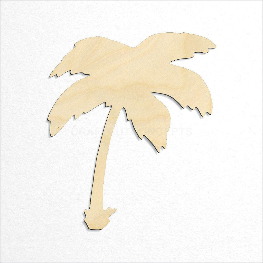 Wooden Palm Tree-2 craft shape available in sizes of 2 inch and up