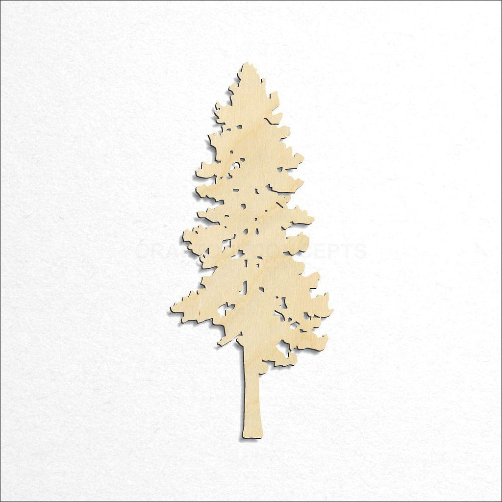 Wooden Ponderosa Pine Tree craft shape available in sizes of 4 inch and up
