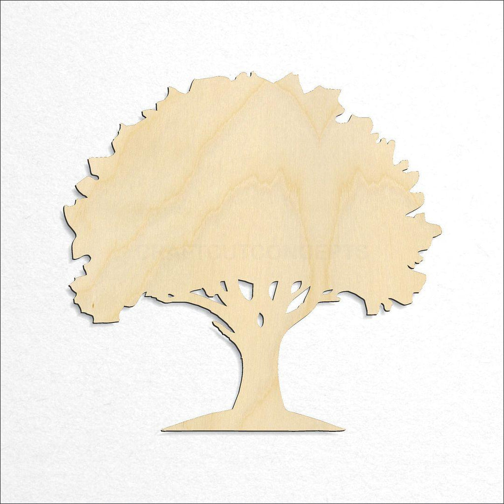 Wooden Oak Tree craft shape available in sizes of 4 inch and up