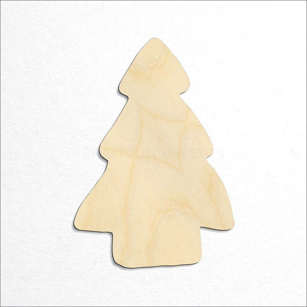 Wooden Christmas Tree craft shape available in sizes of 1 inch and up