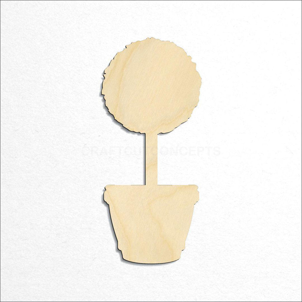 Wooden Topiary craft shape available in sizes of 4 inch and up