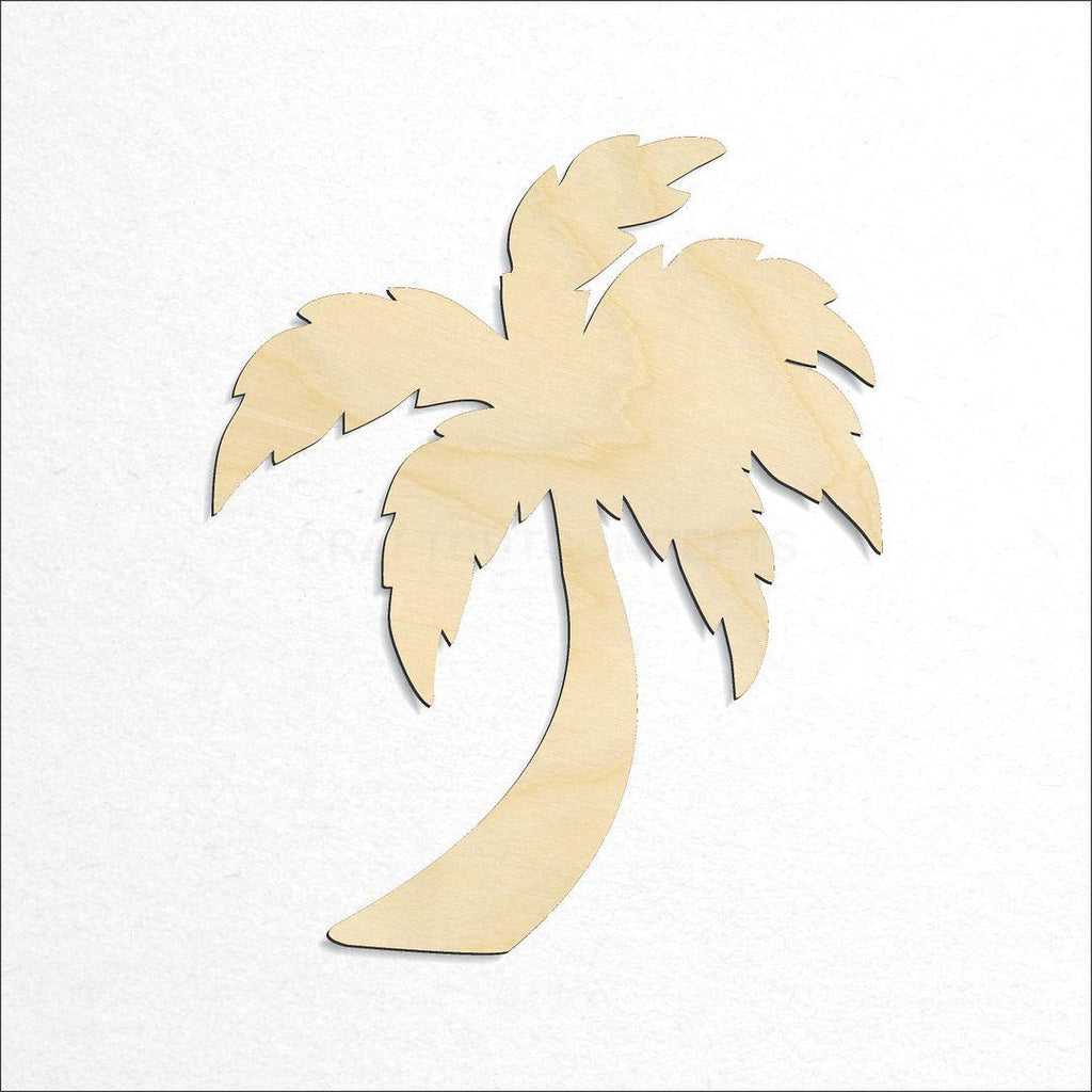 Wooden Palm Tree craft shape available in sizes of 2 inch and up