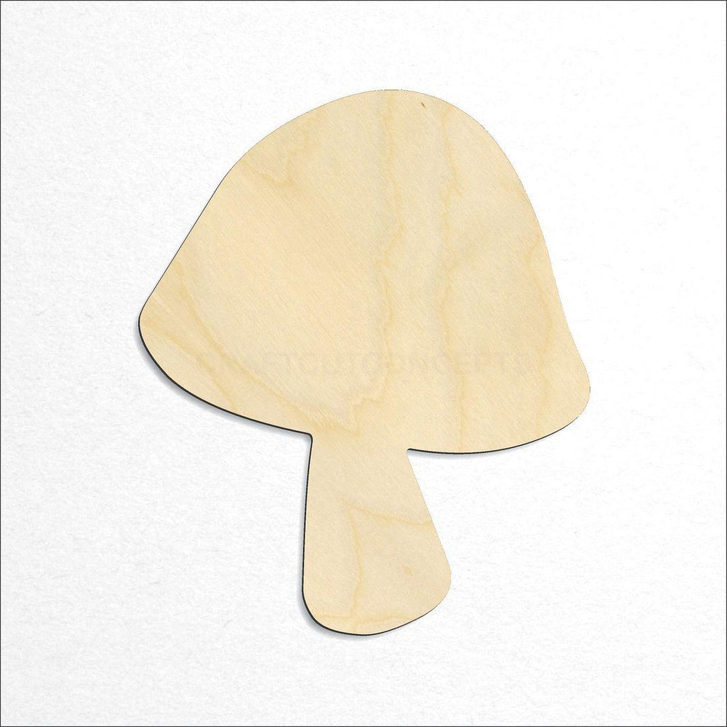 Wooden Mushroom craft shape available in sizes of 1 inch and up