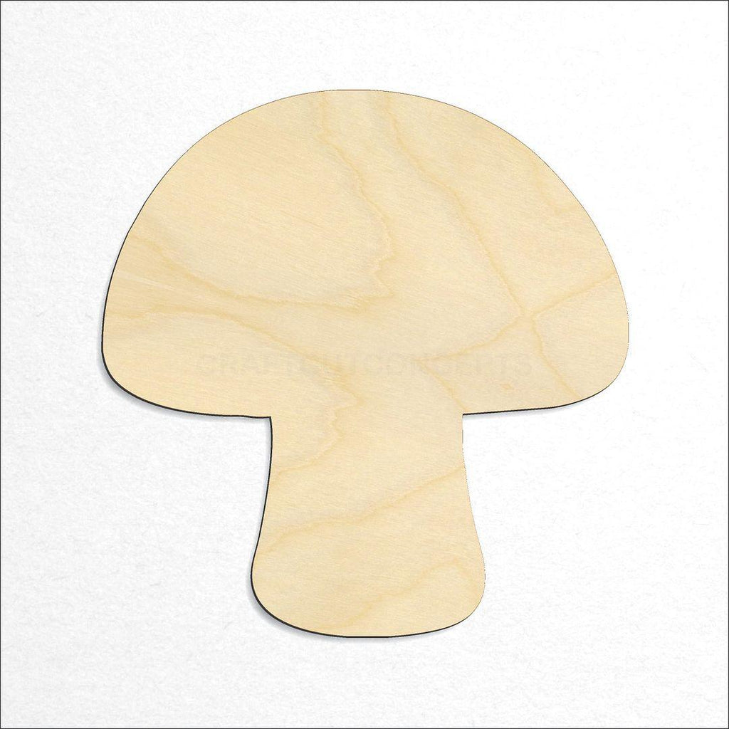 Wooden Mushroom craft shape available in sizes of 1 inch and up