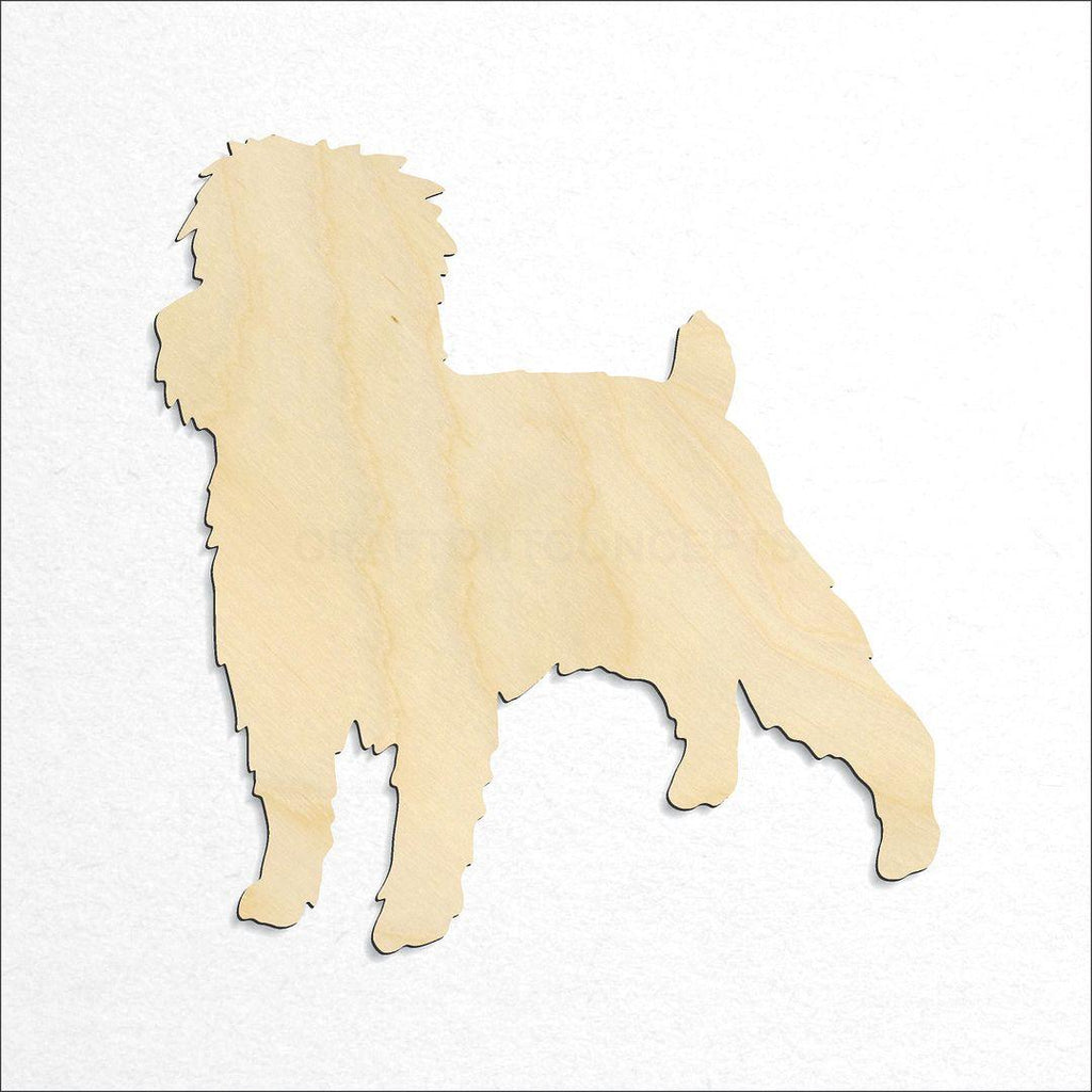 Wooden Dog - Affenpinscher-2 craft shape available in sizes of 2 inch and up