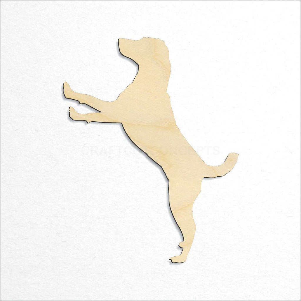 Wooden Dalmatian craft shape available in sizes of 2 inch and up