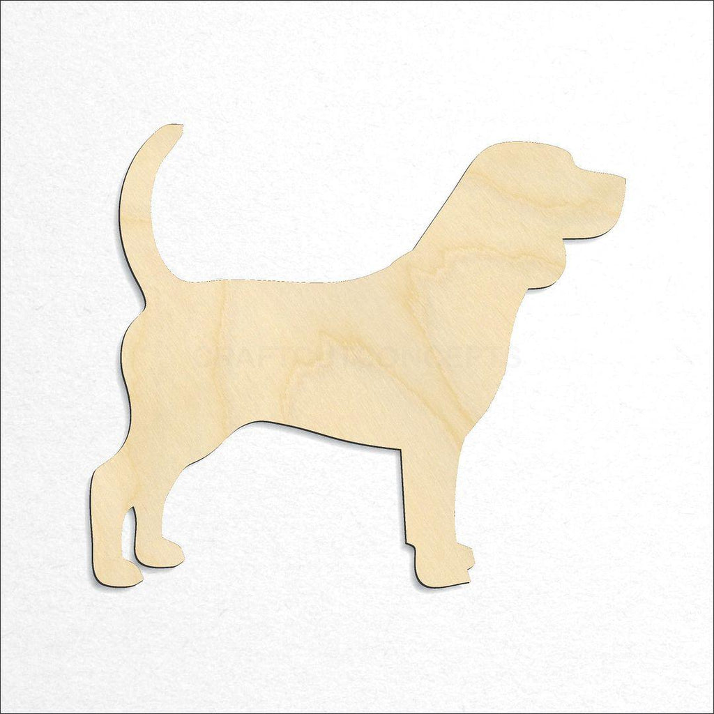 Wooden Beagle craft shape available in sizes of 3 inch and up