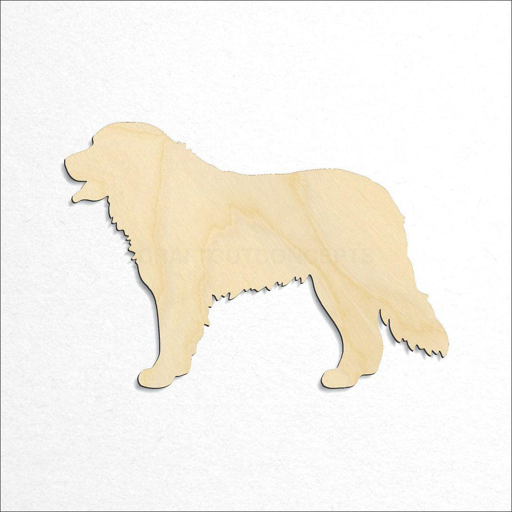 Wooden Bernese Mountain Dog craft shape available in sizes of 2 inch and up