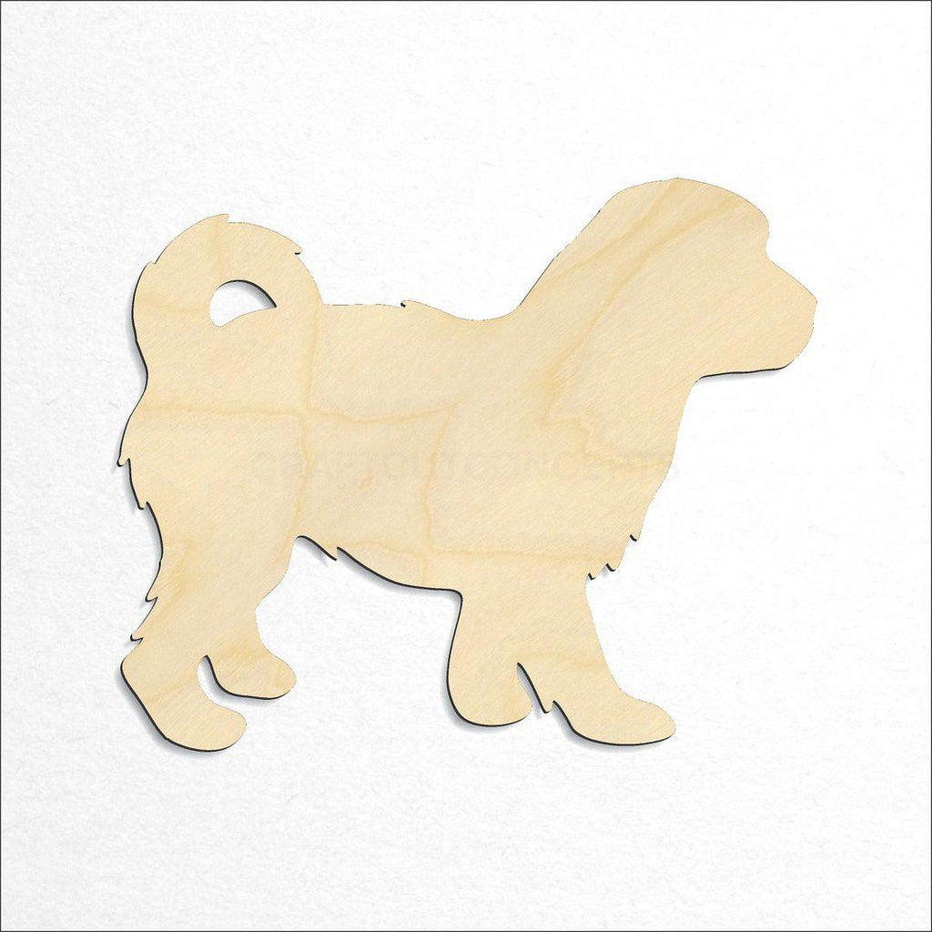 Wooden Cockapoo craft shape available in sizes of 2 inch and up