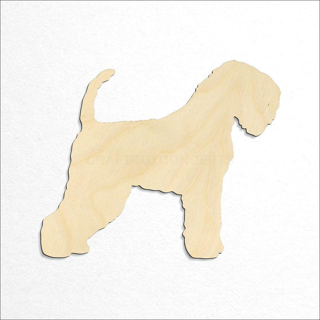 Wooden Wheaten craft shape available in sizes of 2 inch and up