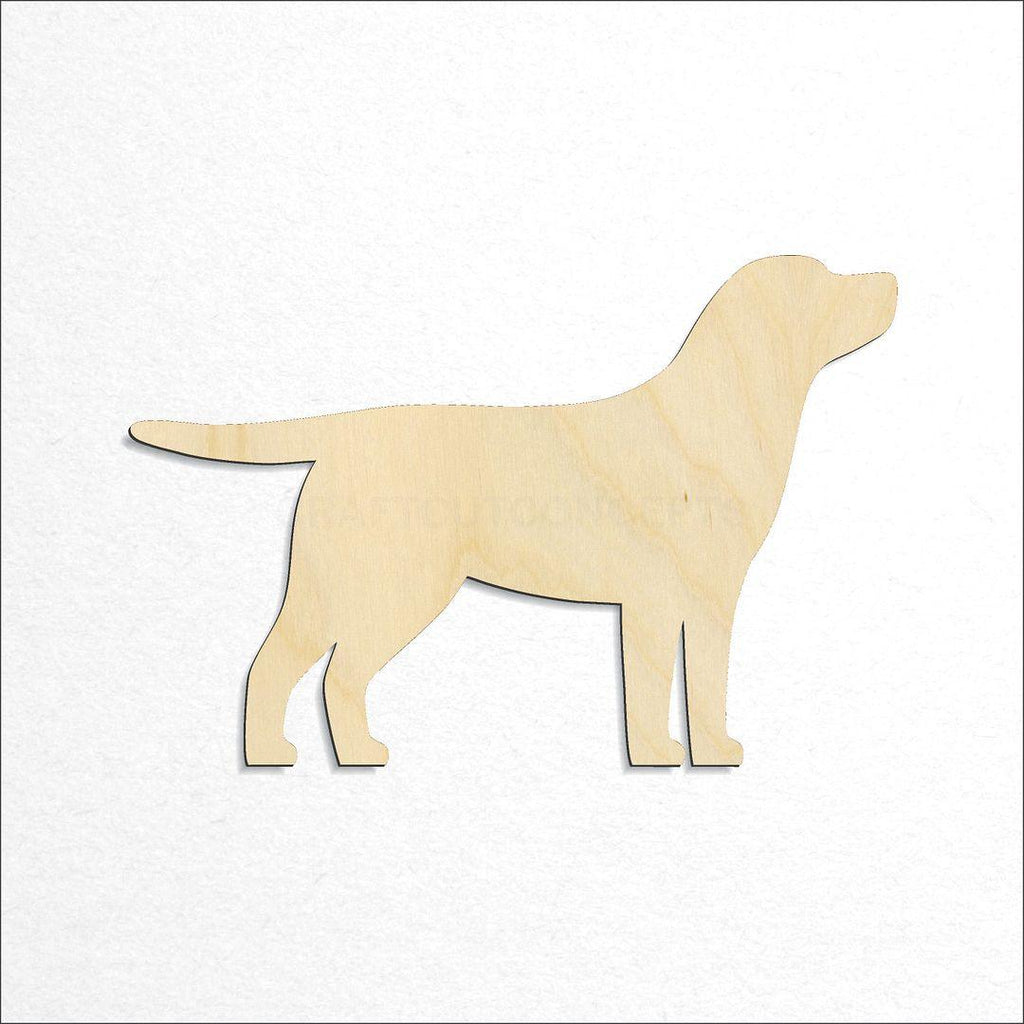 Wooden Retriever craft shape available in sizes of 2 inch and up