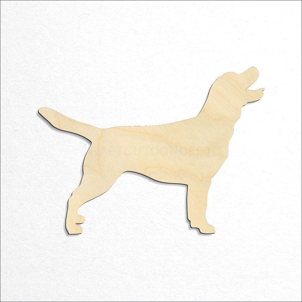 Wooden Retriever craft shape available in sizes of 2 inch and up