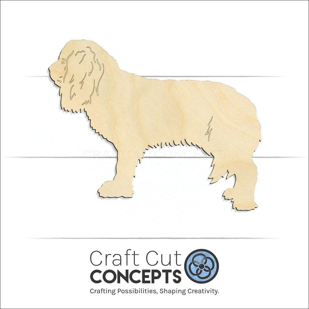 Craft Cut Concepts Logo under a wood Dog - Caviler craft shape and blank