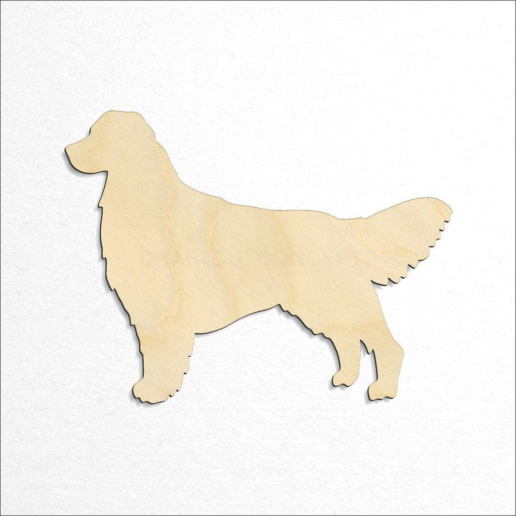 Wooden Golden Retriever-3 craft shape available in sizes of 2 inch and up