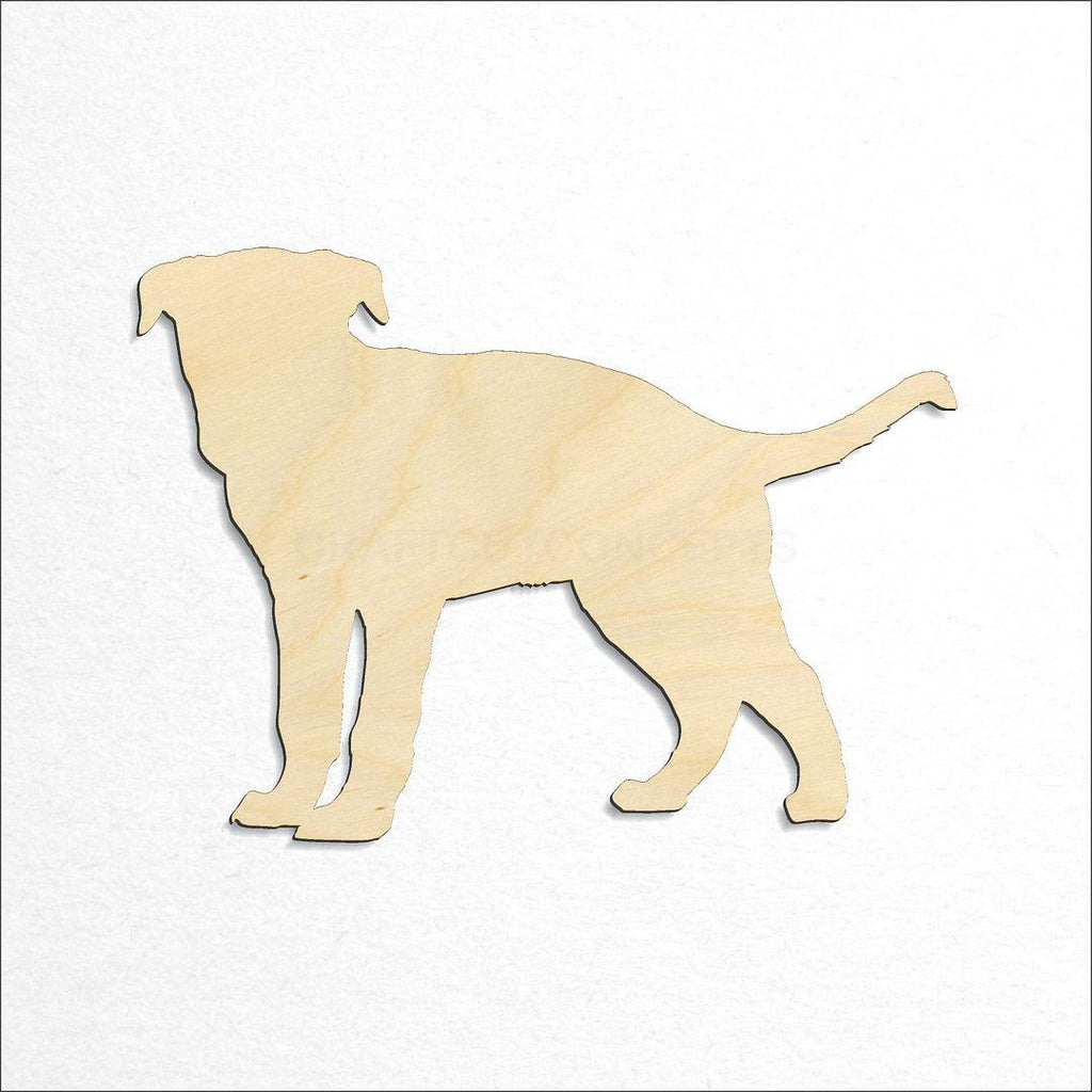 Wooden Greyhound Puppy craft shape available in sizes of 4 inch and up