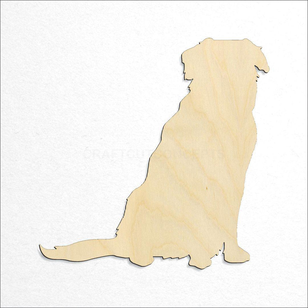 Wooden Golden Retreiver craft shape available in sizes of 4 inch and up