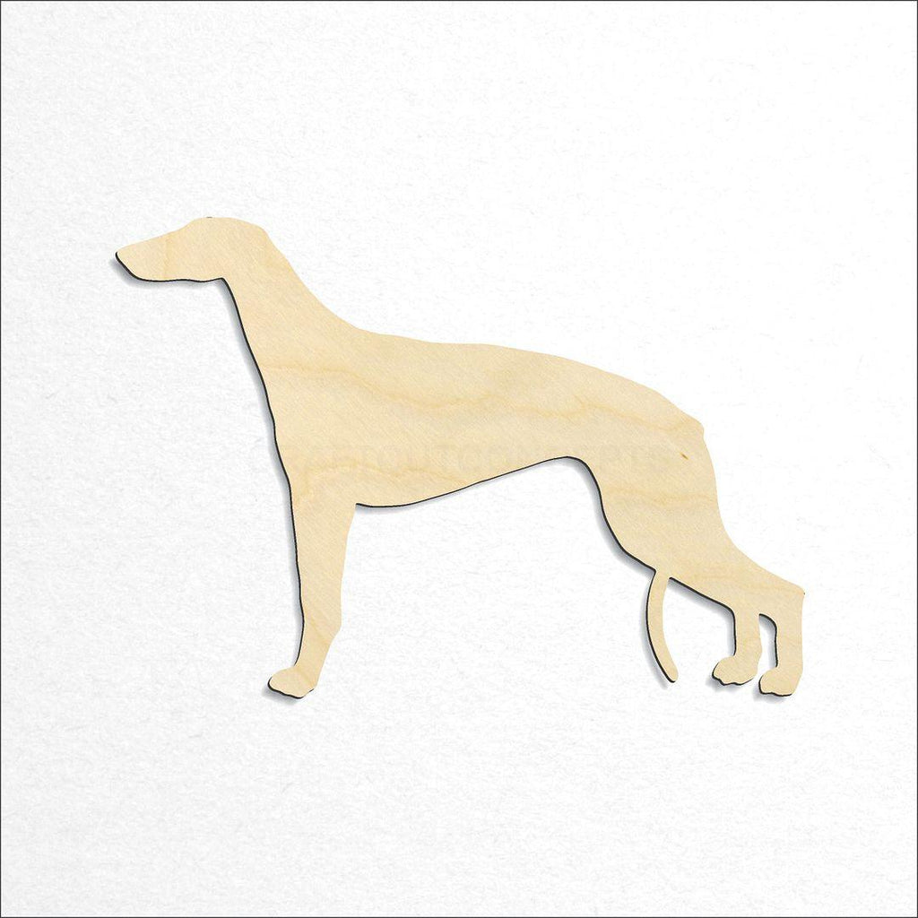 Wooden Grey Hound craft shape available in sizes of 2 inch and up