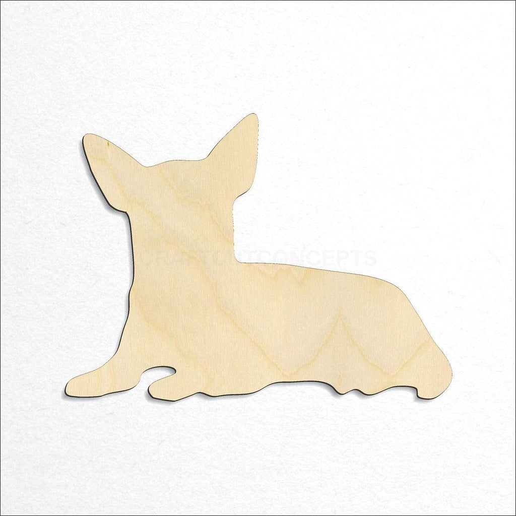 Wooden Chihuahua-3 craft shape available in sizes of 2 inch and up