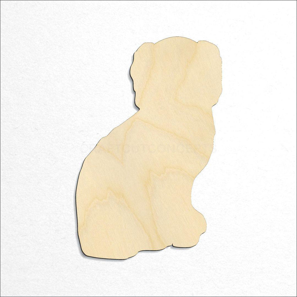 Wooden Puppy craft shape available in sizes of 4 inch and up