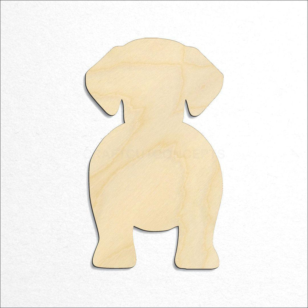 Wooden Dog craft shape available in sizes of 1 inch and up