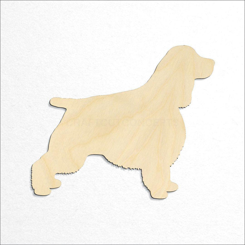 Wooden English Springer Spaniel craft shape available in sizes of 2 inch and up