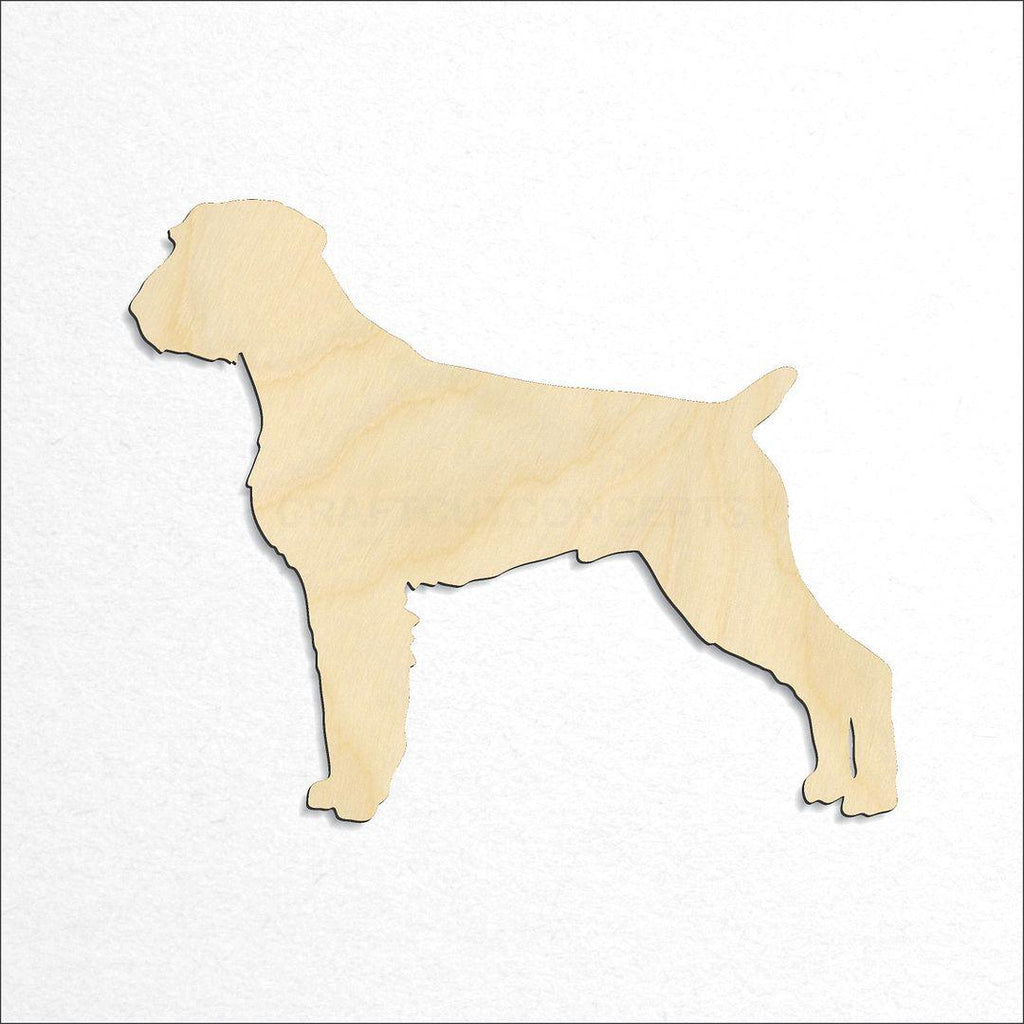 Wooden deutsch drahthaar German Shorthair craft shape available in sizes of 2 inch and up