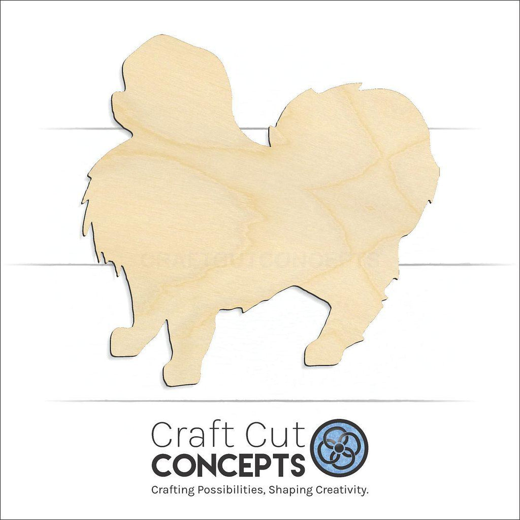 Craft Cut Concepts Logo under a wood Dog craft shape and blank