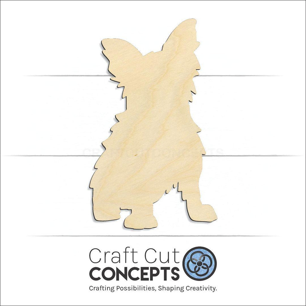 Craft Cut Concepts Logo under a wood Dog craft shape and blank