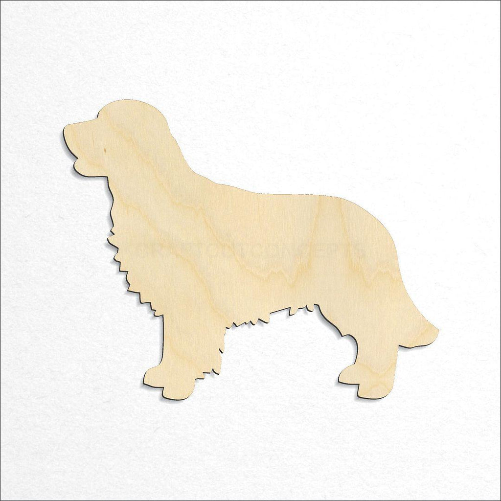 Wooden Golden Retriever craft shape available in sizes of 2 inch and up