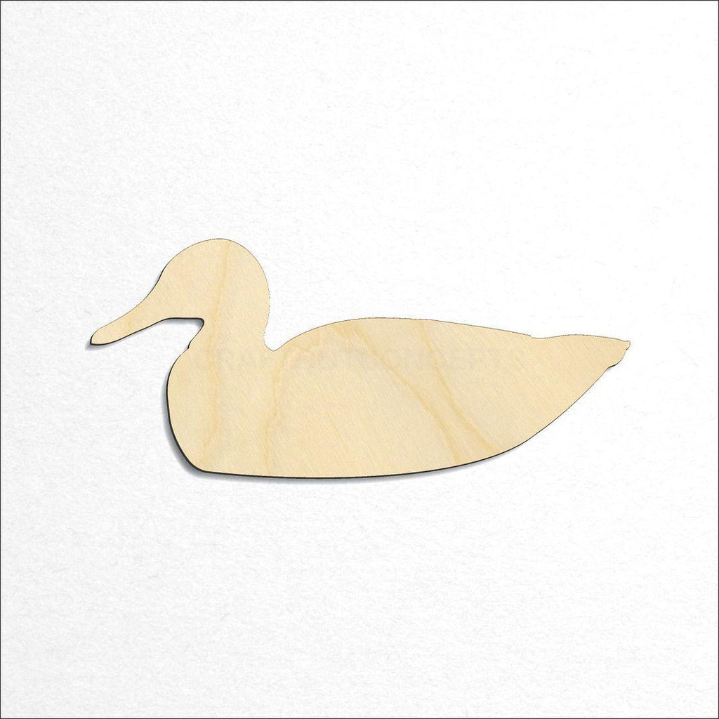 Wooden Duck on Water craft shape available in sizes of 1 inch and up