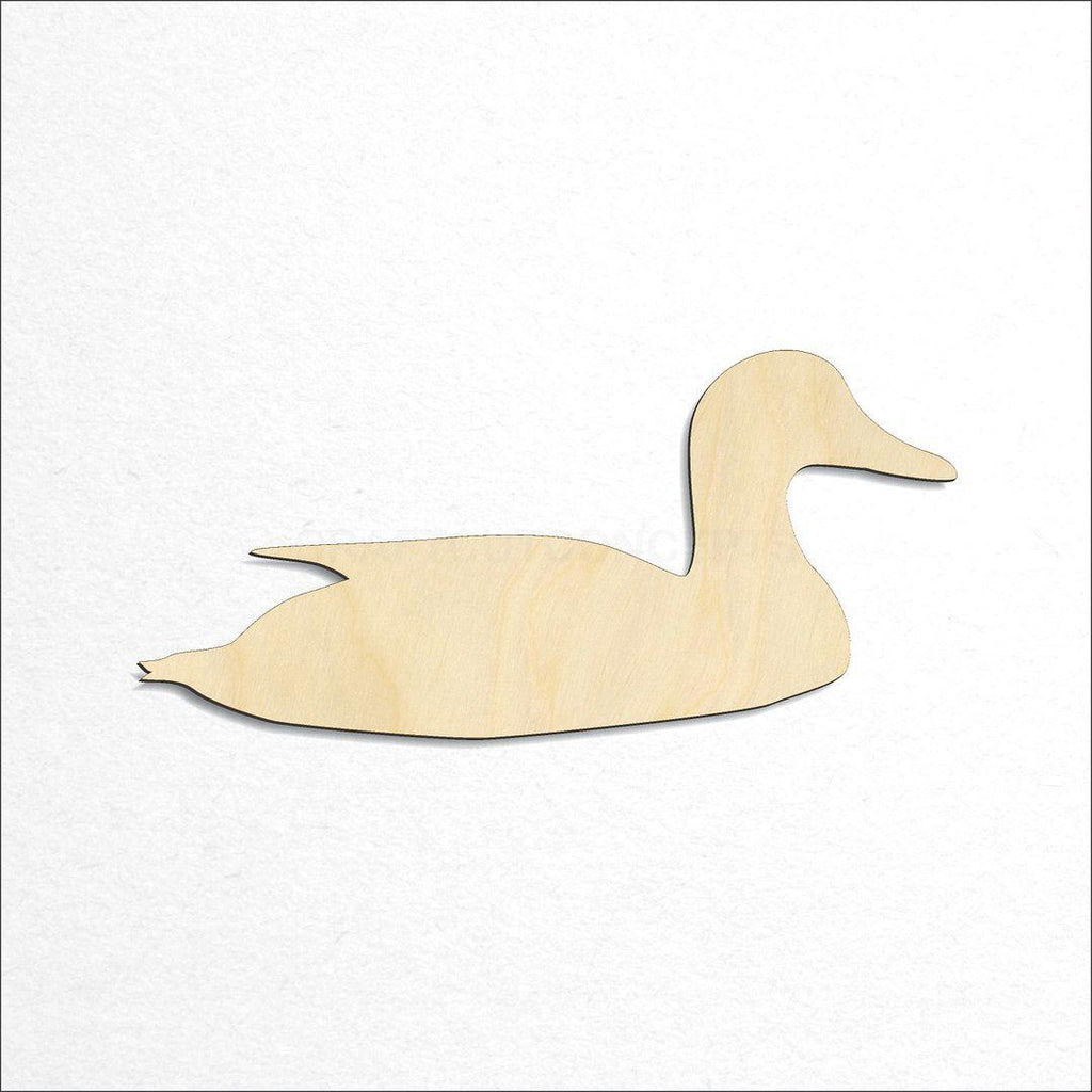 Wooden Duck on Water craft shape available in sizes of 1 inch and up