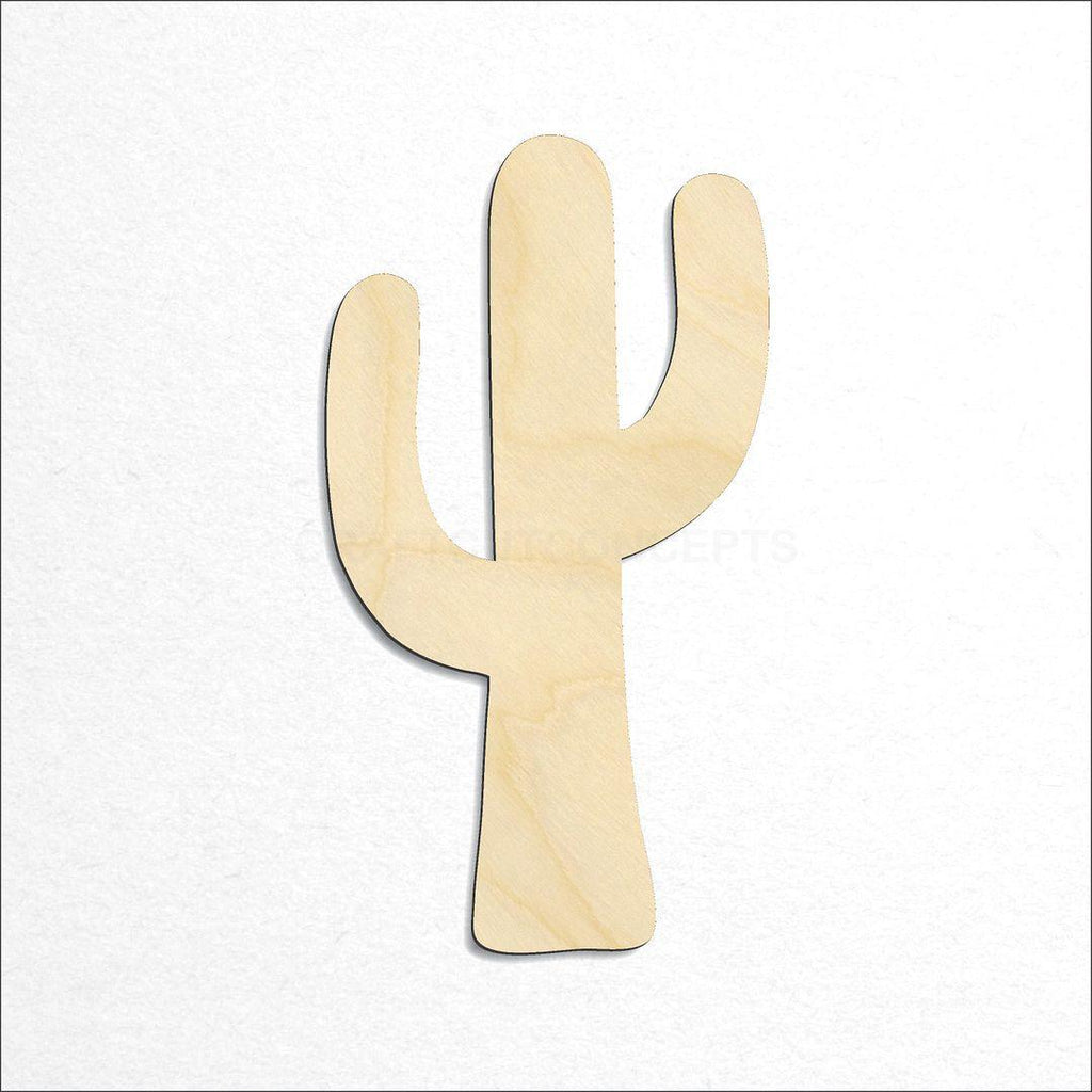 Wooden Cactus craft shape available in sizes of 1 inch and up
