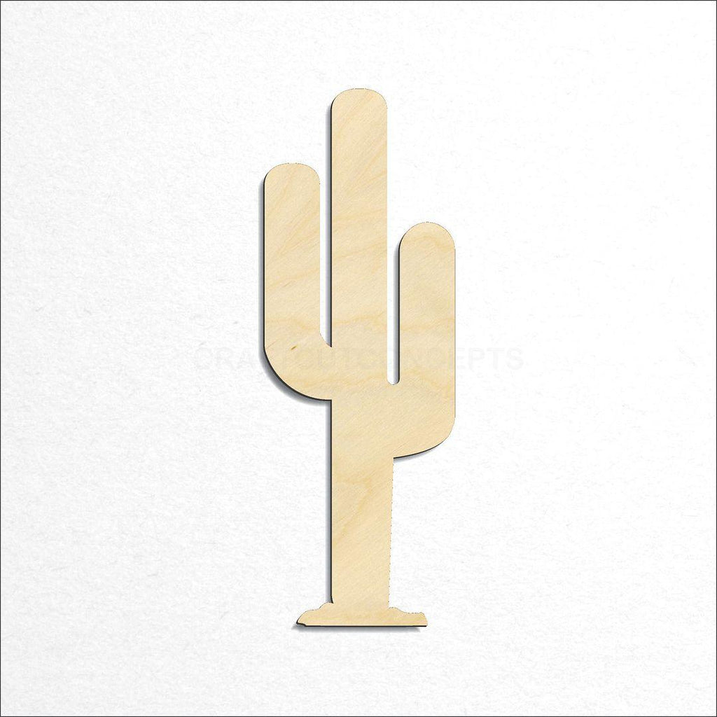 Wooden Cactus craft shape available in sizes of 2 inch and up